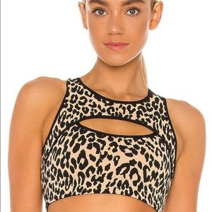 Cutout Cross Back Bra in Sand
Adam Selman Sport small